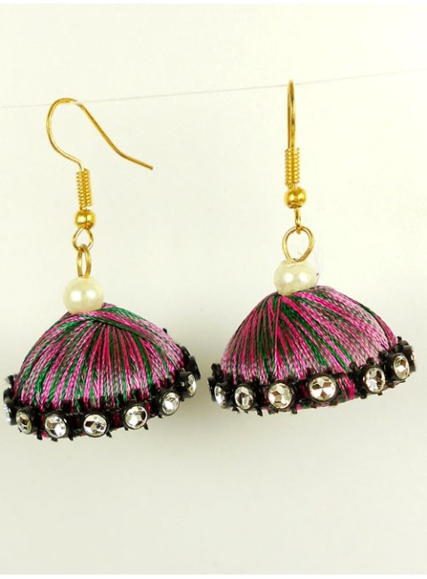 Silk Thread Earrings